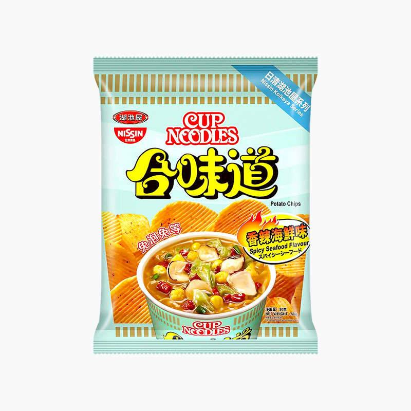 NISSIN Chips Spicy Seafood Flavour 50g