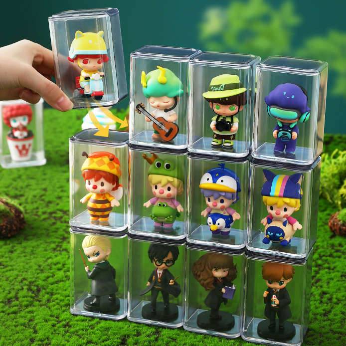 Clear  Plastic Show Case Display Case 6.3*5.5*9.5CM