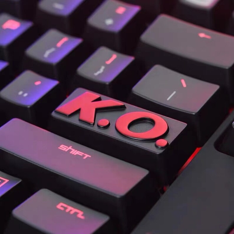Roguelike Style Street Fighter K.O. ENTER Key for Mechanical Keyboard