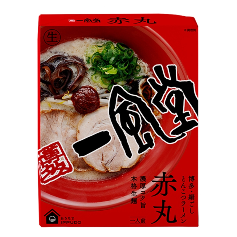 日本博多一风堂IPPUDO 拉面煮面版 辣油红丸 220g