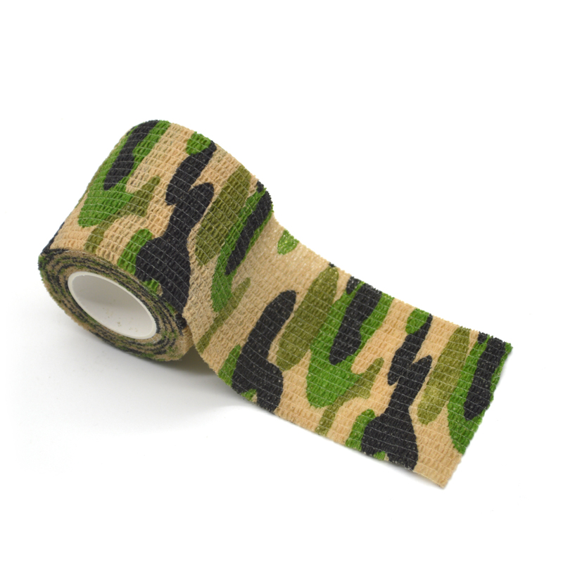 Camouflage printing breathable medical elastic bandage non-woven fabric self-adhesive medical non-sterile wound dressing
