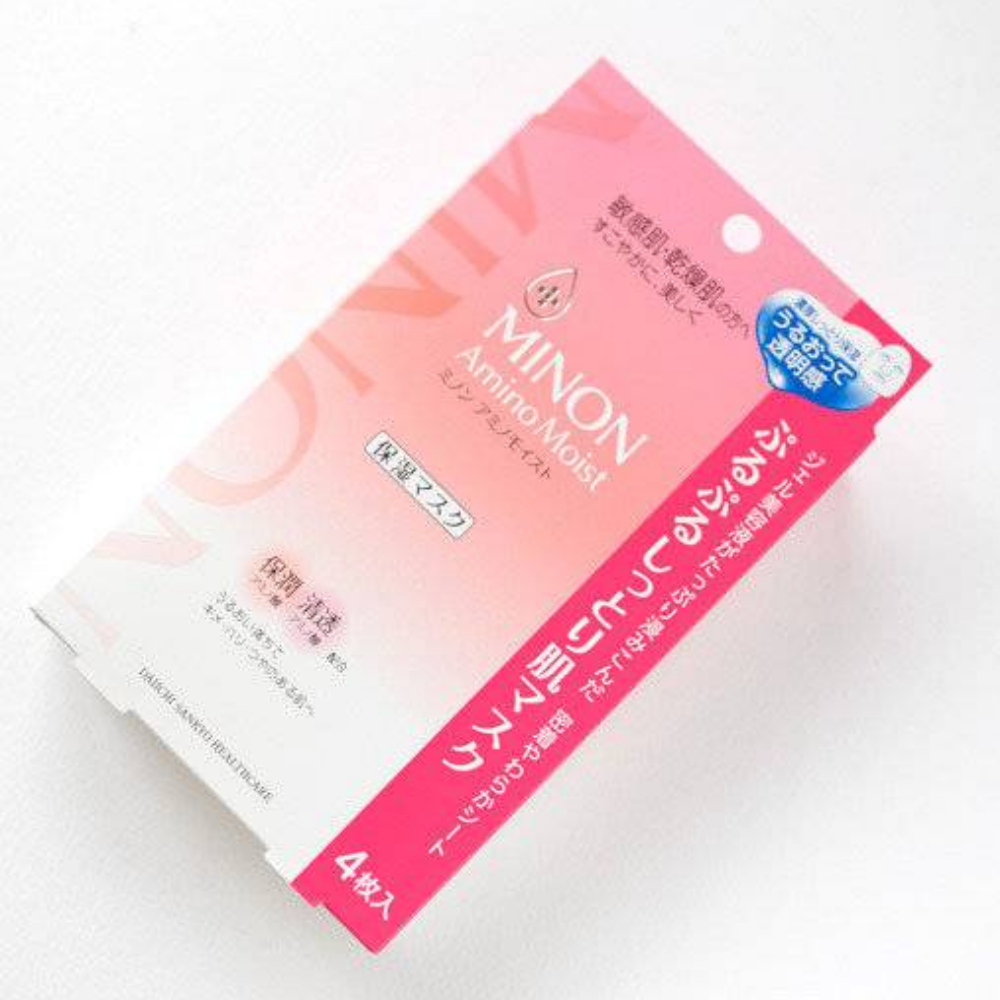 日本第一三共 MINON氨基酸保湿面膜 敏感肌用 COSME大赏第一位 4片