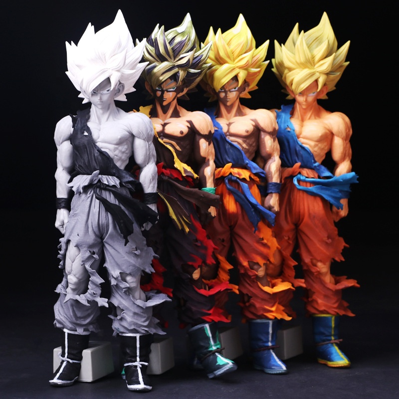 34cm PVC SMSP Super Goku Movie Figures 