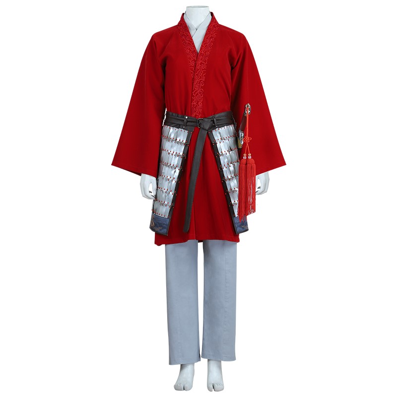 Mulan cos clothing movie heroine real-life cosplay costume Hanfu cos clothing female