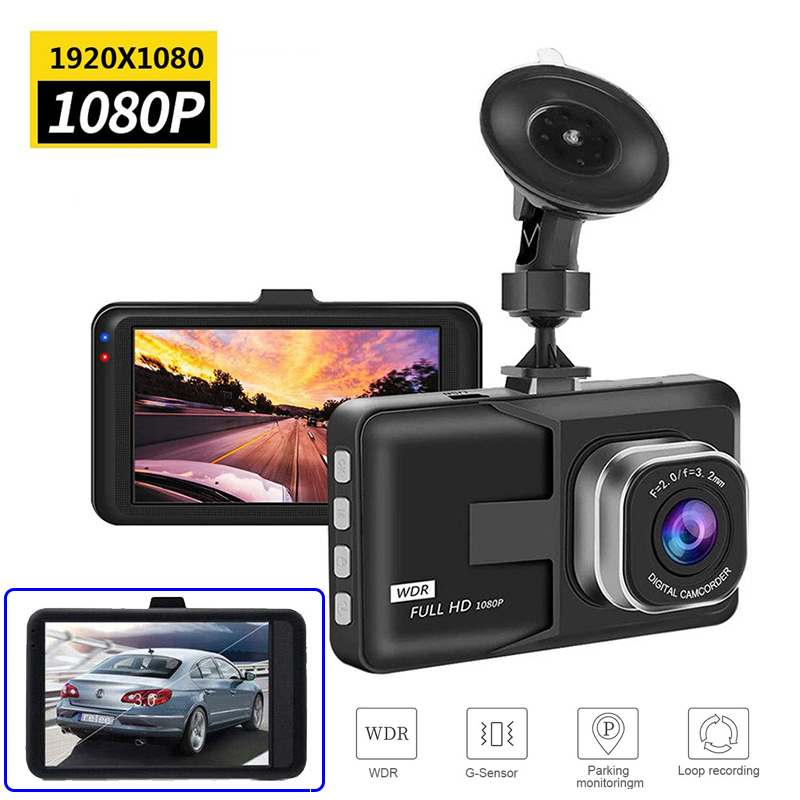 3 inch Driving Recorder Car Camera 140 degree Wide-angle 4K Full HD 1080P Car DVR Dash Cam for Loop Recording,Parking Monitor and Motion Detection-T626