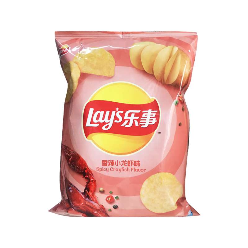 【EXP：2022/06/09】Lay's Chips Spicy Crawfish Flavor 70g